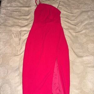 Elegant Pink Women's Dress